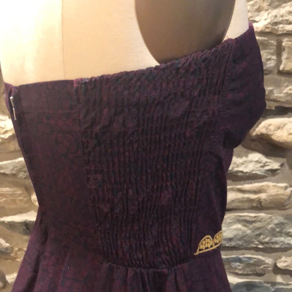 Girls From Savoy Aubergine Sky Dress Moth Sweater - Picture 4 of 8